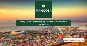 Entry-Level Jnr Marketing Assistant Internship at MANCOSA