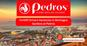 Forklift Drivers Vacancies in Montague Gardens at Pedros