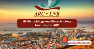 GI Microbiology And Biotechnology Internship at ARC