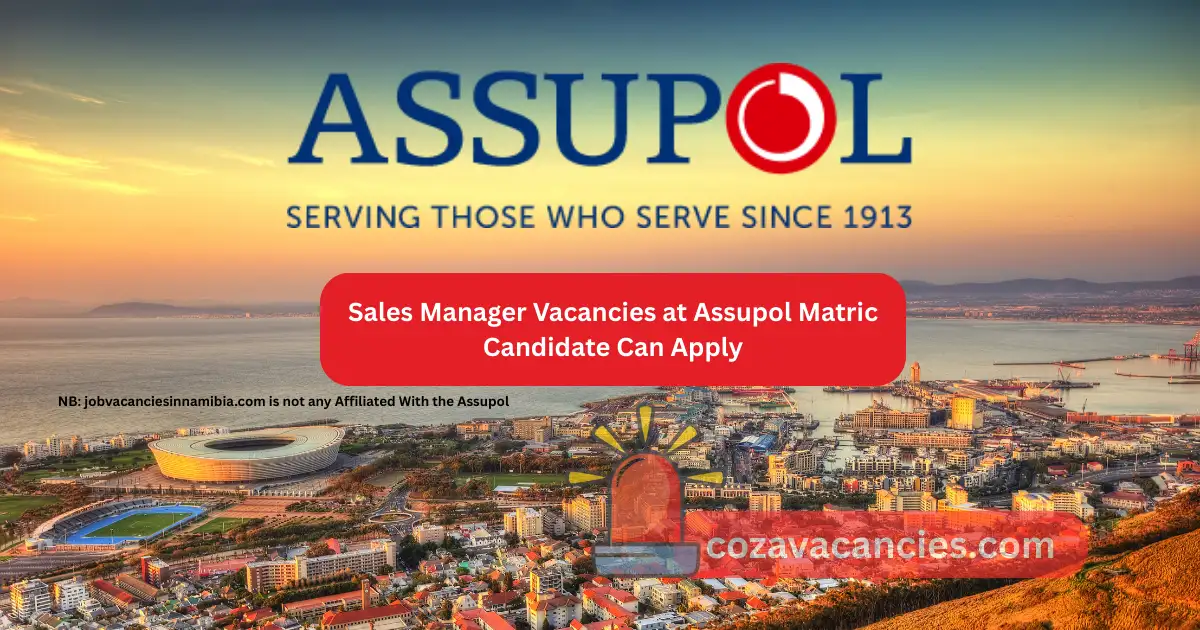 Sales Manager Vacancies at Assupol Matric Candidate Can Apply