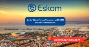 Senior Store Person Vacancies at ESKOM Located in Emalahleni